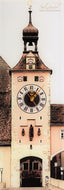 Regensburg Salzstadel Wanduhr "Brückturm"